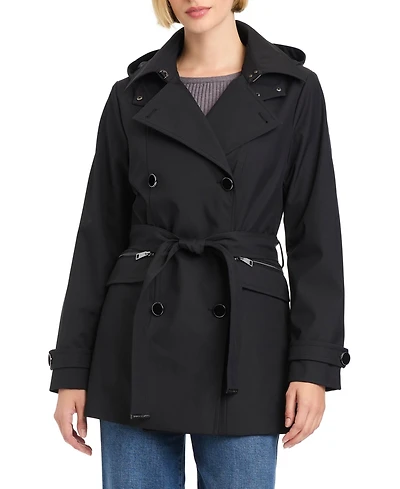 Vince Camuto Women's Double-Breasted Belted Trench Coat