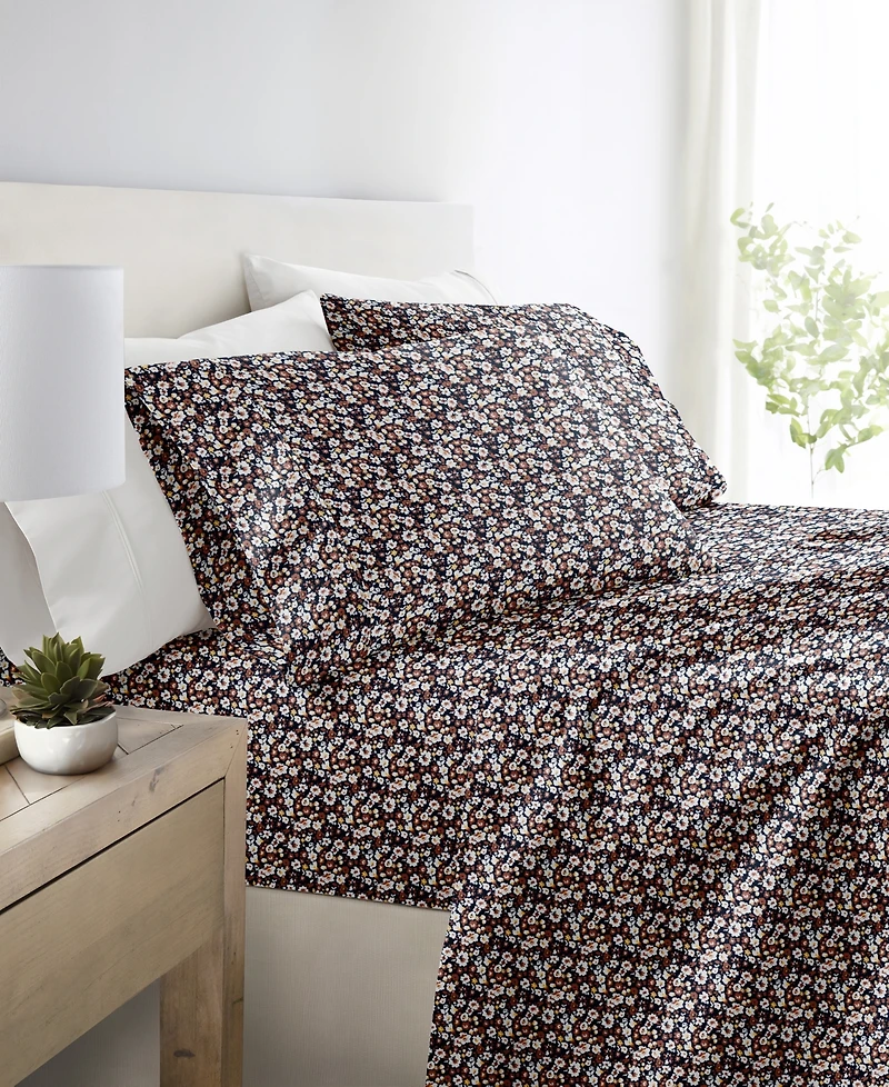 ienjoy Home Delicate Blossoms 4-p.c. Sheet Set, California King