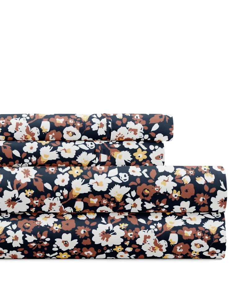 ienjoy Home Delicate Blossoms 4-p.c. Sheet Set, California King