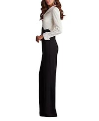 Tadashi Shoji Women's Deacon Collar Jumpsuit