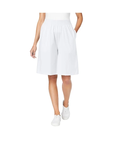 Woman Within Plus Split Skirt