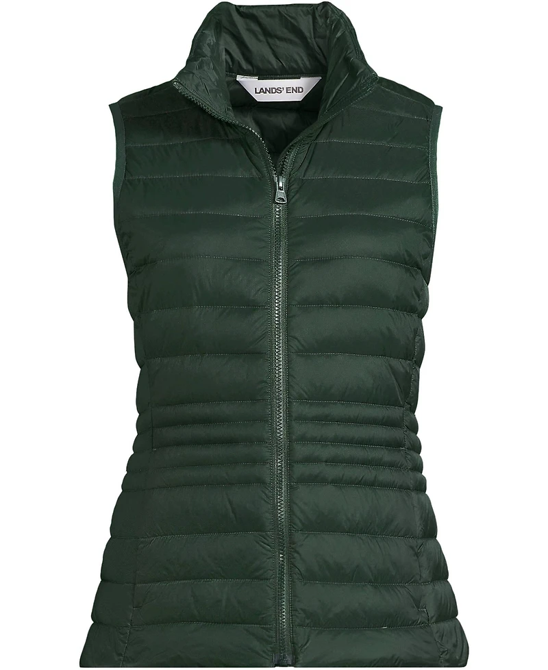 Lands' End Women's Plus Wanderweight Packable Down Vest