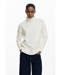 Desigual Women's Long sweater with bows