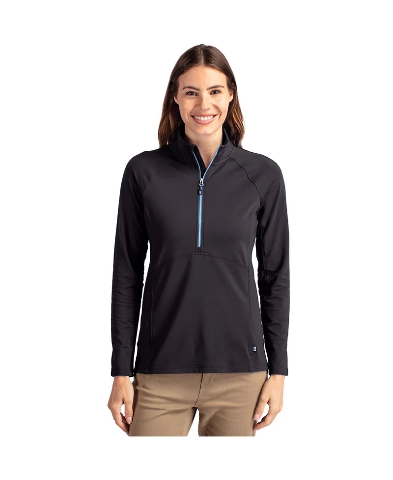 Cutter & Buck Women's Adapt Eco Knit Stretch Recycled Half Zip Pullover
