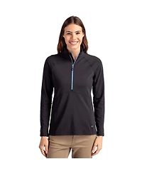 Cutter & Buck Women's Adapt Eco Knit Stretch Recycled Half Zip Pullover