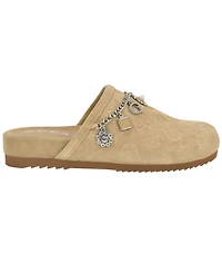 Guess Women's Gavyn Charms Logo Slip-On Clogs