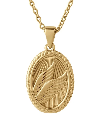 Vincero Women's Wings Necklace in Polished 14k Gold Pendant