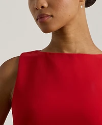 Lauren Ralph Women's Sleeveless Sheath Dress