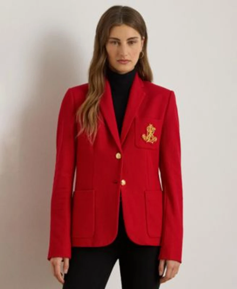 Lauren Ralph Lauren Bullion Jacquard Blazer P Xs 3x