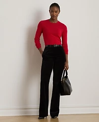 Lauren Ralph Women's Cotton-Blend Sweater