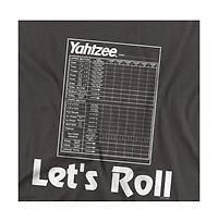 Logovision Men's Yahtzee Score Sheet Let's Roll T Shirt