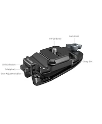 SmallRig Camera Clip with Quick Release Mount Plate
