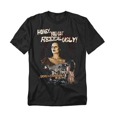 Logovision Men's Army of Darkness Reeeal Ugly! T Shirt