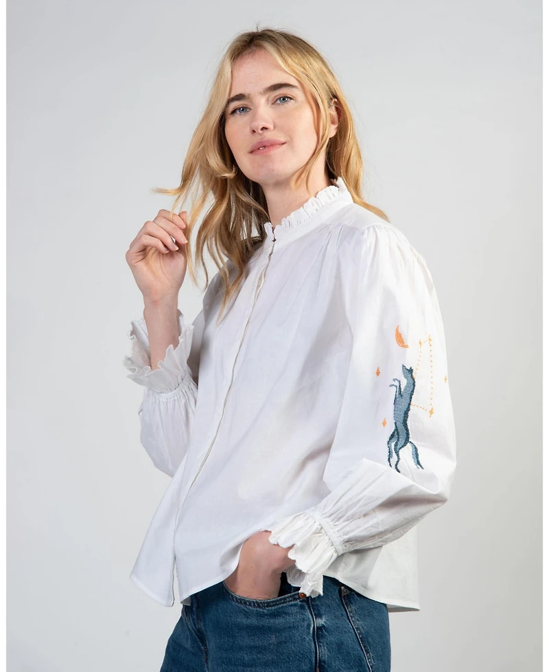 Cape Cove Women's Clover Equestrian Blouse