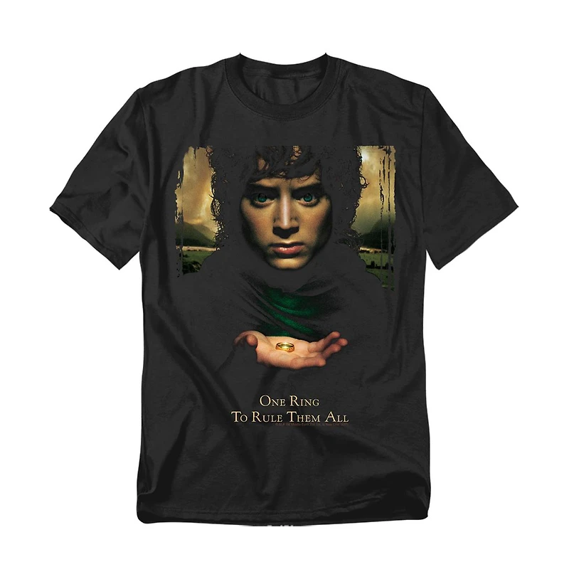 Logovision Men's The Lord of Rings Frodo One Ring T Shirt