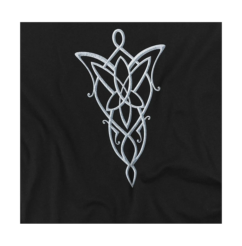Logovision Men's Lord of The Rings Arwen Necklace T Shirt