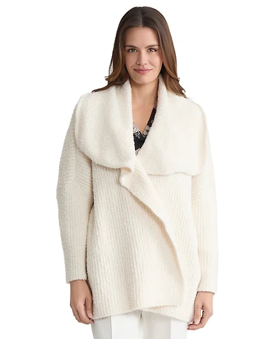 Jones New York Women's Wide-Collared Cardigan Sweater