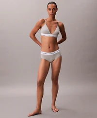 Calvin Klein Women's Icon Cotton-Modal Lightly Lined Triangle Bralette QF8498