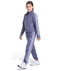 adidas Girls 2T-6X Two Piece Regular Fit Jacket and Joggers Set