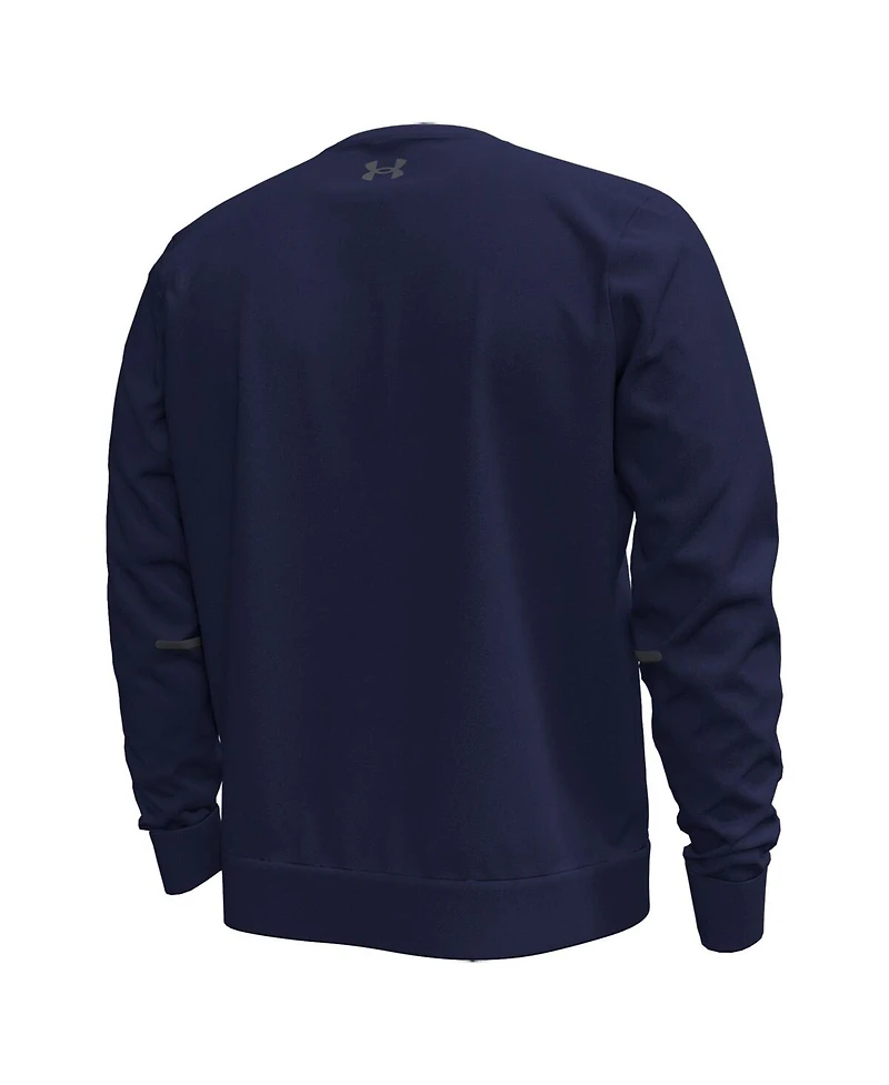 Under Armour Men's Navy Notre Dame Fighting Irish Sporting Leprechaun Unstoppable Fleece Sweatshirt