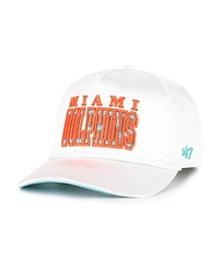 '47 Brand Women's White Miami Dolphins Outspoken Hitch Adjustable Hat