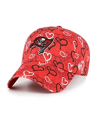 '47 Brand Big Girls Red Tampa Bay Buccaneers Mural Clean Up Adjustable Hat