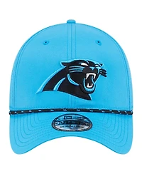 New Era Men's Blue Carolina Panthers Perforated 39THIRTY Flex Hat