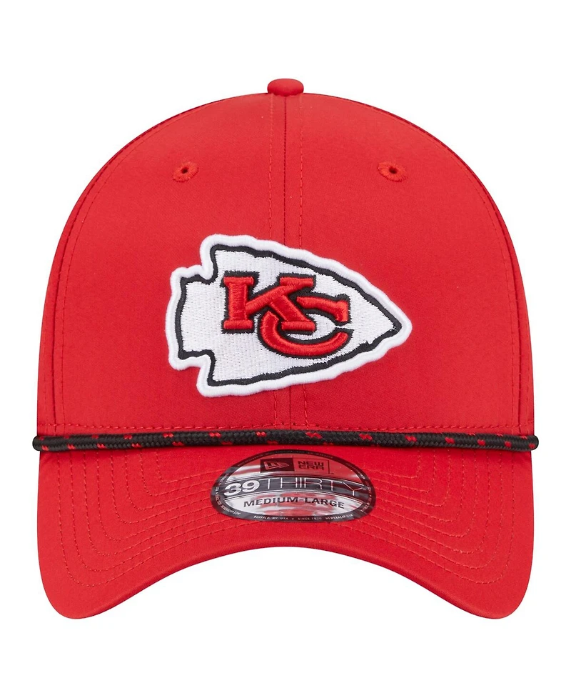 New Era Men's Red Kansas City Chiefs Perforated 39THIRTY Flex Hat