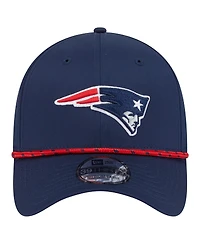 New Era Men's Navy New England Patriots Perforated 39THIRTY Flex Hat