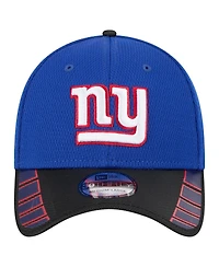New Era Men's Royal York Giants Visor Hit 39THIRTY Flex Hat