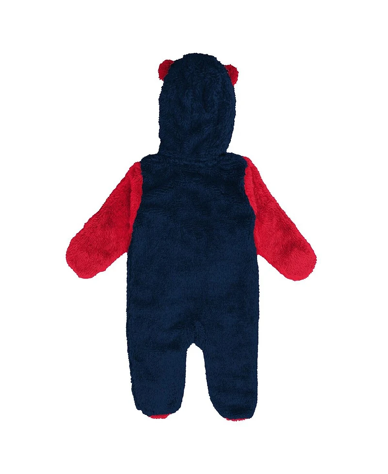 Outerstuff Baby Boys and Girls Navy Houston Texans Stay Napping Fleece Bunting Full-Zip Sleeper