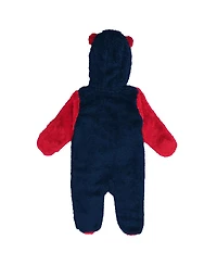 Outerstuff Baby Boys and Girls Navy Houston Texans Stay Napping Fleece Bunting Full-Zip Sleeper