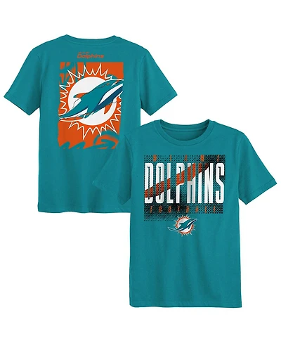 Outerstuff Preschool Aqua Miami Dolphins Posterize T-Shirt