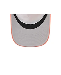 New Era Men's Orange Chicago Bears Bear Linear A-Frame 9FORTY Adjustable Hat