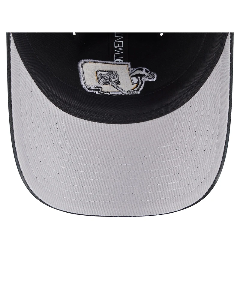 New Era Men's Black Pittsburgh Penguins Deceptor 9TWENTY Adjustable Hat