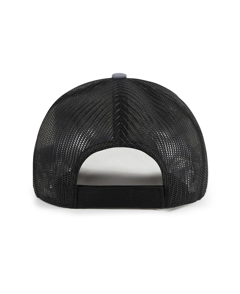 '47 Brand Men's Heather Charcoal Seattle Seahawks Carbon Rope Trucker Adjustable Hat
