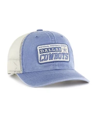 '47 Brand Men's Denim Dallas Cowboys Canteen Relaxed Adjustable Trucker Hat