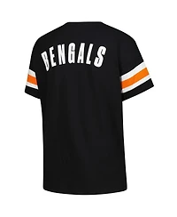 Fanatics Women's Black Cincinnati Bengals Plus Redzone Notch Neck T-Shirt