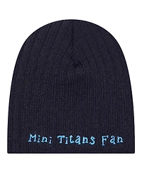 New Era Baby Boys and Girls Navy Tennessee Titans Mini Knit Hat