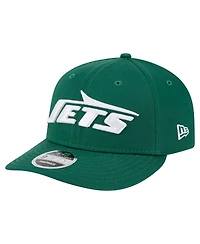 New Era Men's Green New York Jets Main Low Profile 9FIFTY Snapback Hat