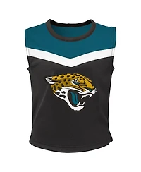 Outerstuff Big Girls 2-Piece Teal Jacksonville Jaguars Spirit Cheerleader Set