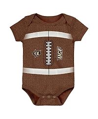 Outerstuff Baby Boys and Girls Brown Ucf Knights Catch Me Football Bodysuit
