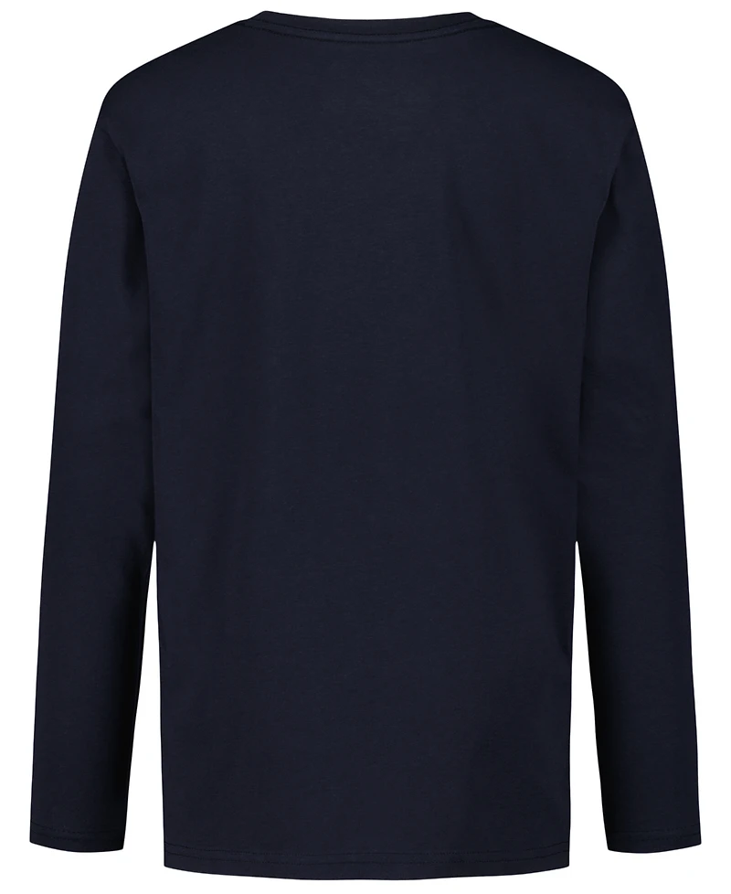 Nautica Boys 8-20 Graphic Print Long Sleeve T-Shirt