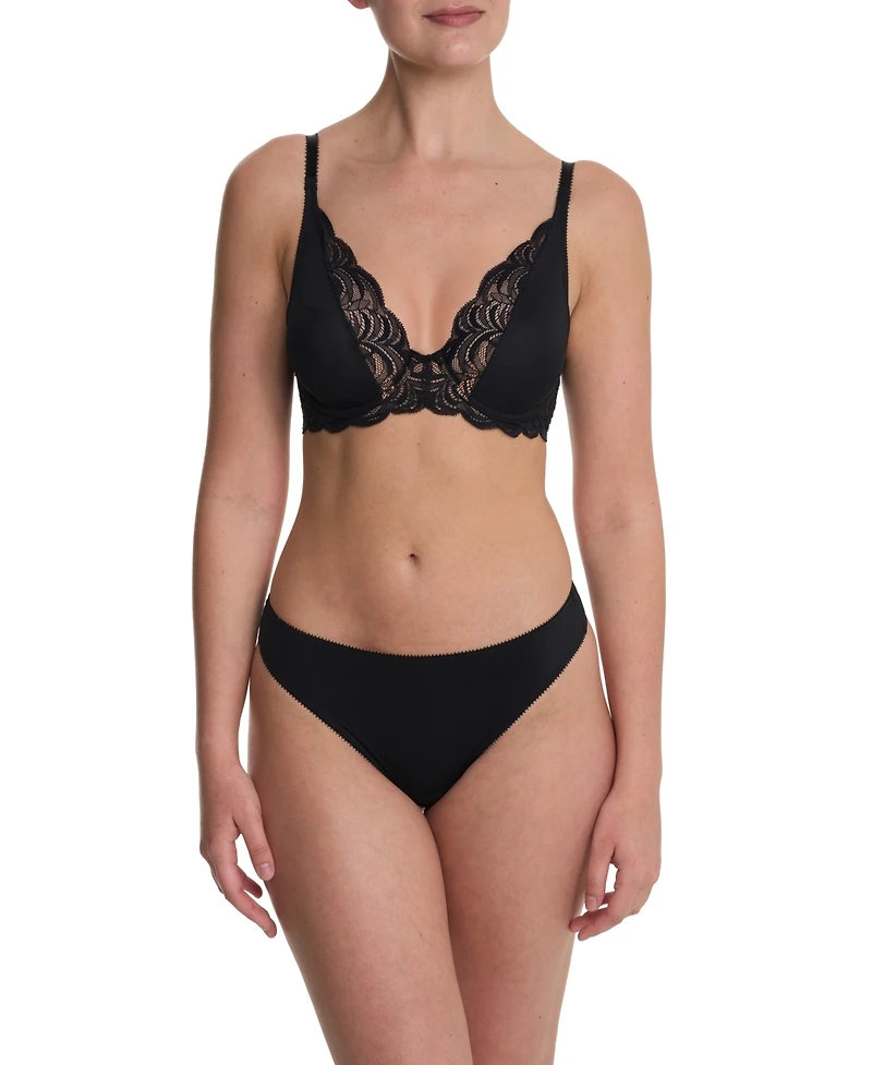 Natori Persuasion Lace Convertible Plunge T-Shirt Bra