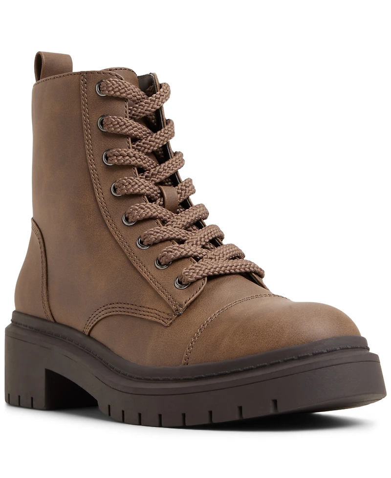 Aldo Women's Goer Combat Round Toe Boots