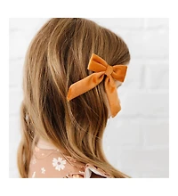 Sweet Wink Child Girl's Spice Velvet Coquette Bow Clip