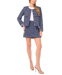 Womens Tweed Jacket Mini Skirt