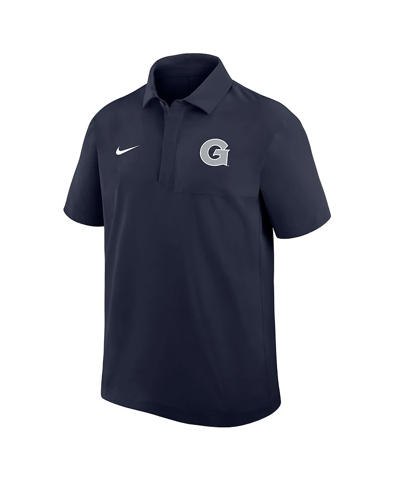 Nike Men's Navy Georgetown Hoyas 2025 Sideline Dri-fit Polo Shirt