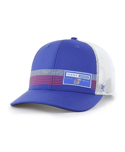'47 Brand Men's Royal Kansas Jayhawks Rangefinder Brrr Trucker Adjustable Hat