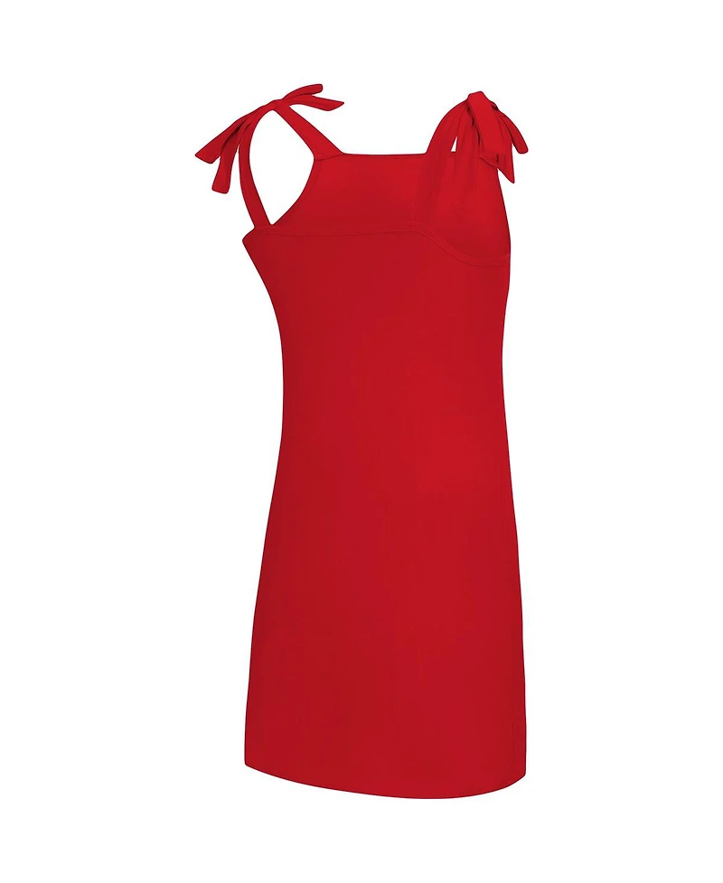 Concepts Sport Women's Scarlet Ohio State Buckeyes Tie-Shoulder Nightdress
